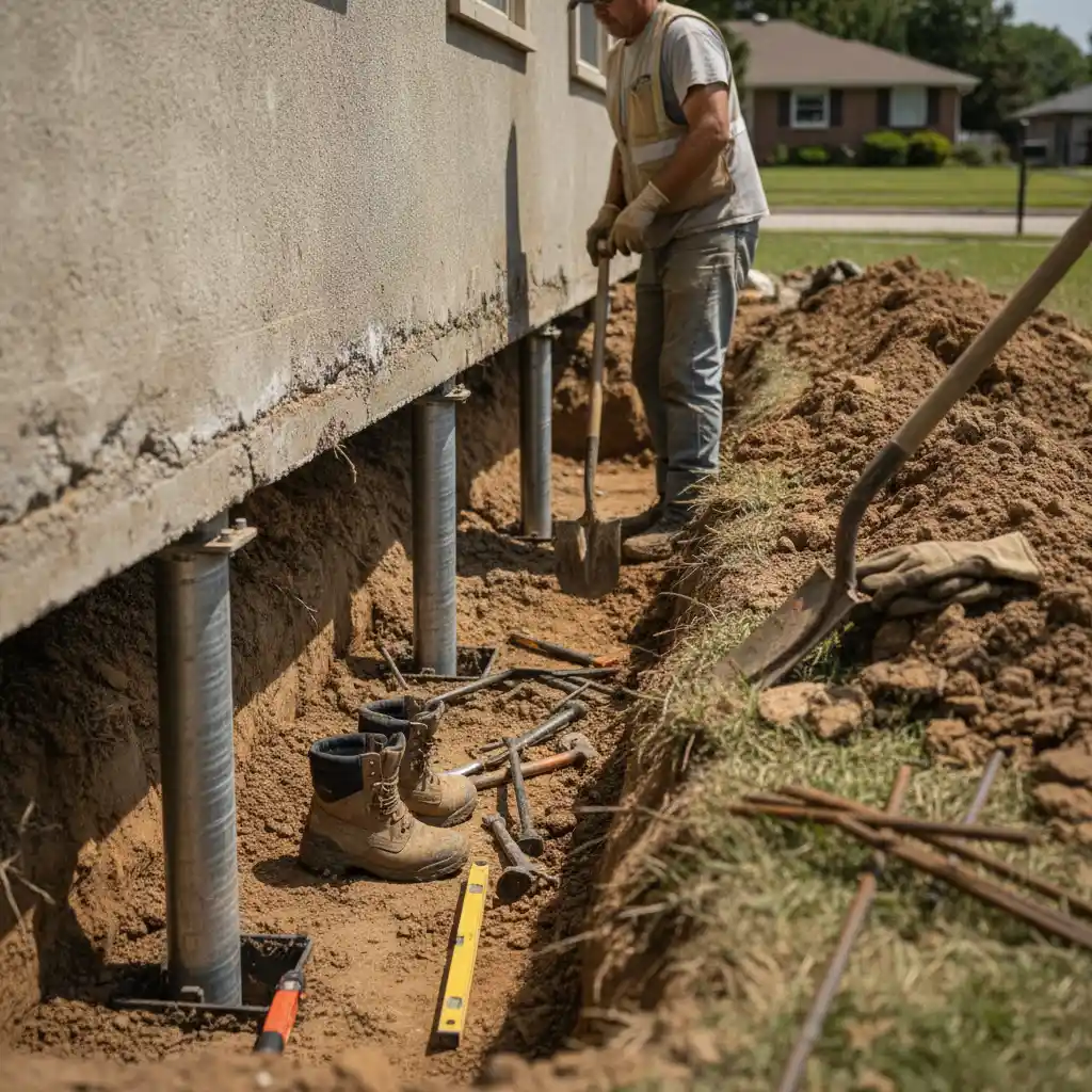 Slab Foundation Repair in Georgetown, TX in Georgetown, TX